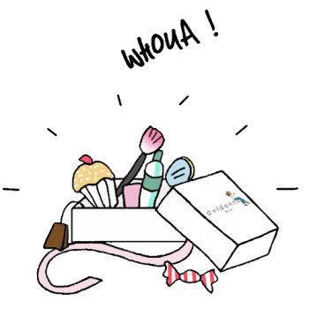 Je découvre les surprises contenus dans ma box beauté évidence