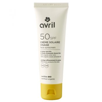 Crème solaire Visage SPF 50 - AVRIL