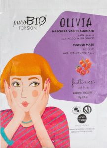 Masque Visage Crème Purobio Miranda IN - Pour Peau Grasse - Bio Et Non Testé Sur Animaux - Fabriqué En Italie - Neuf