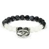bracelet labradorite agate blanche avec om box evidence