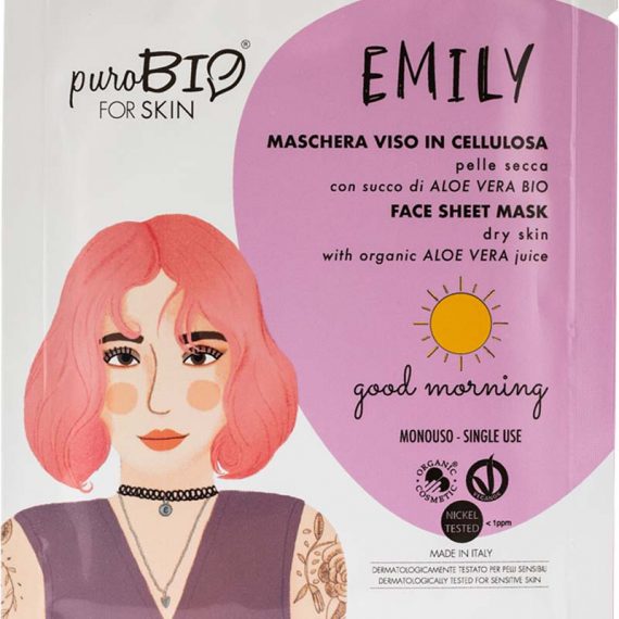 masque emily peau seche good morning purobio box evidence